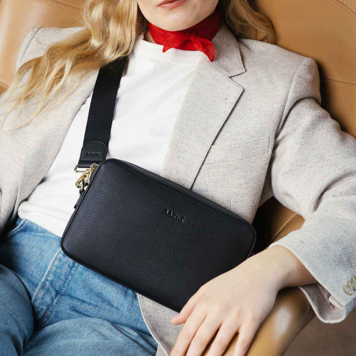 Large Crossbody Bag (Black)