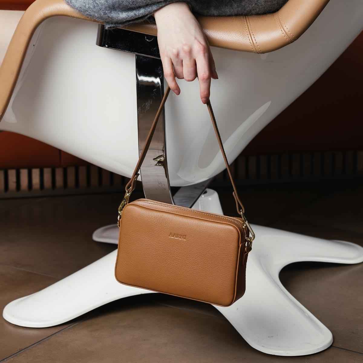 Large Crossbody Bag (Cognac)