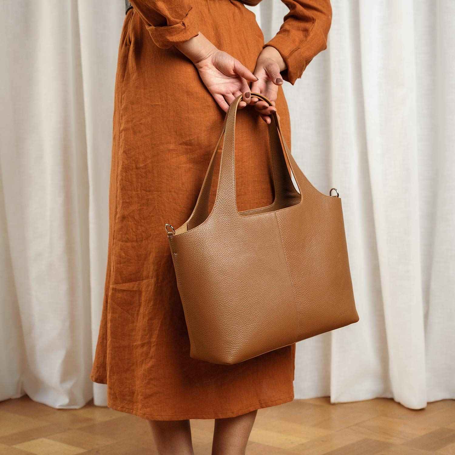 Aava Tote Bag (Cognac)