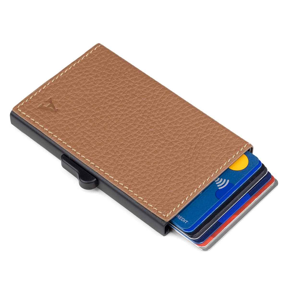 Aluminium Card Holder (Cognac)