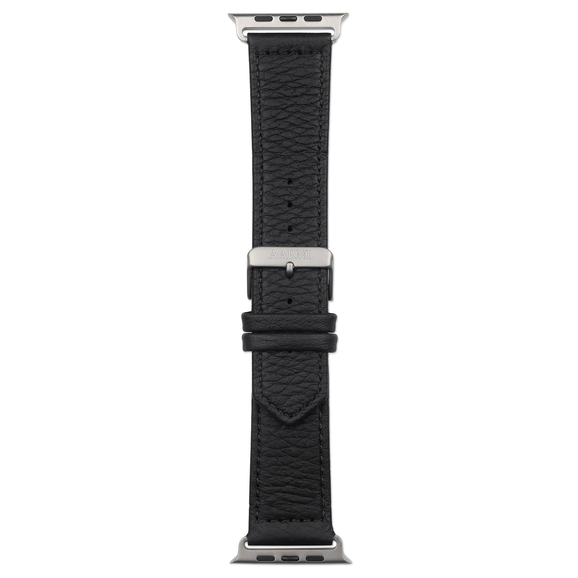 Hirvennahkainen Apple Watch ranneke (musta)