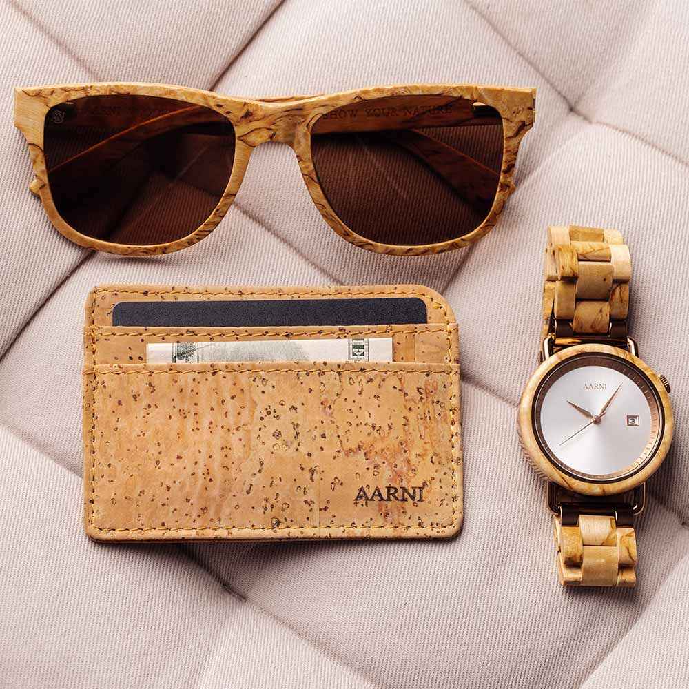 Cork Card Holder