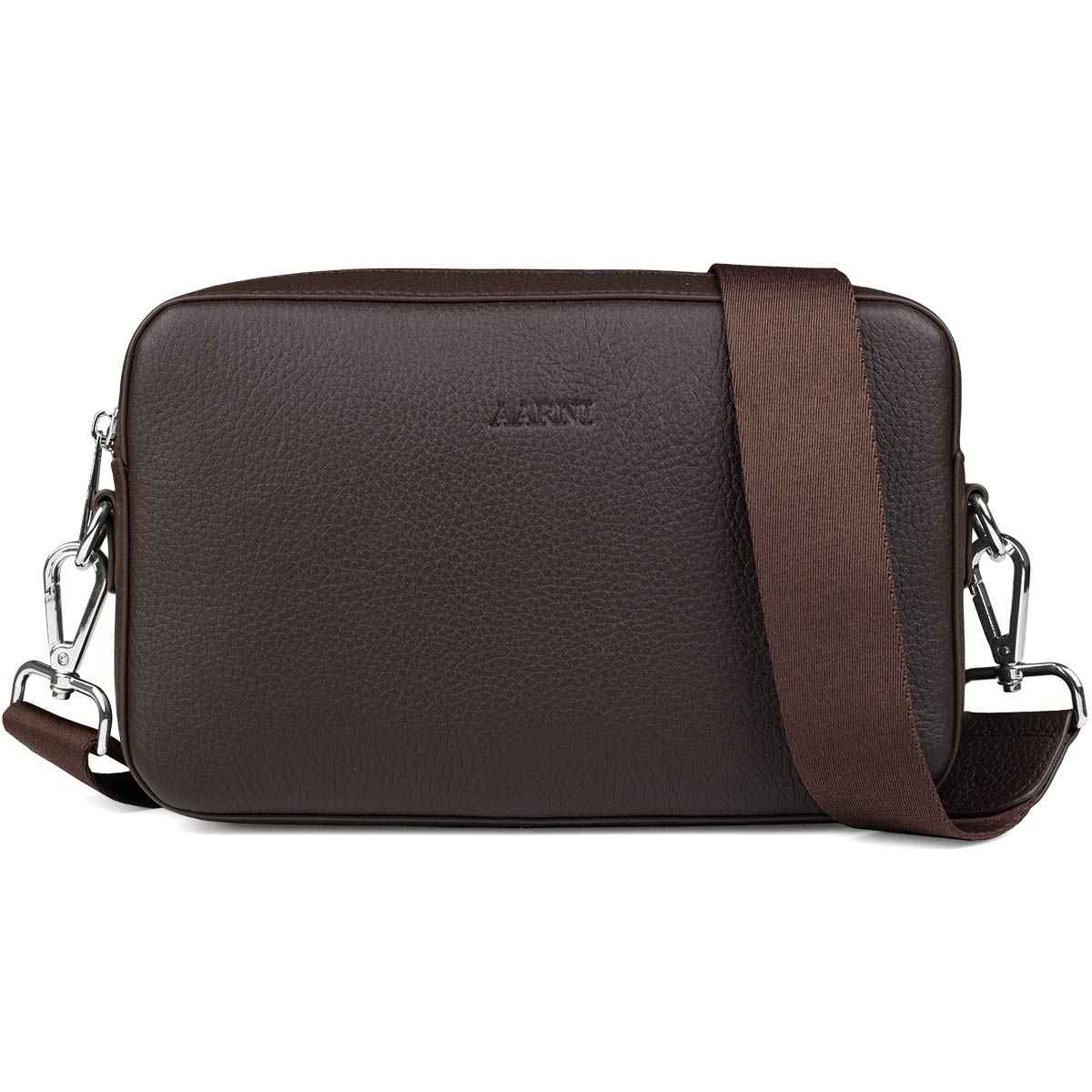 Large Crossbody Bag (Dark Brown)