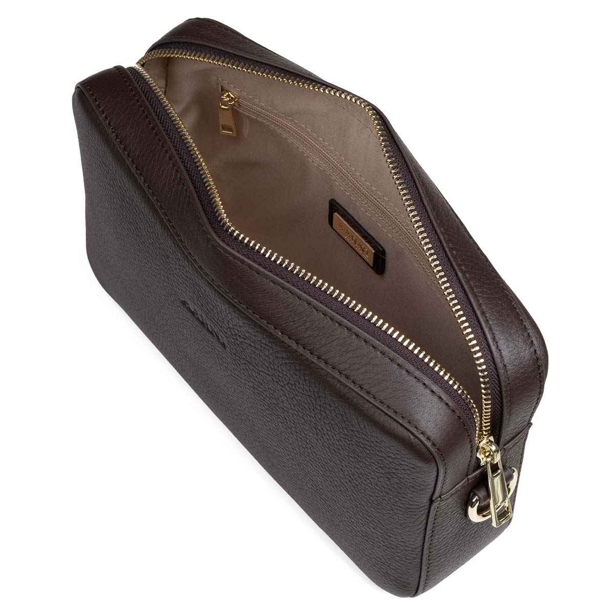 Large Crossbody Bag (Dark Brown)