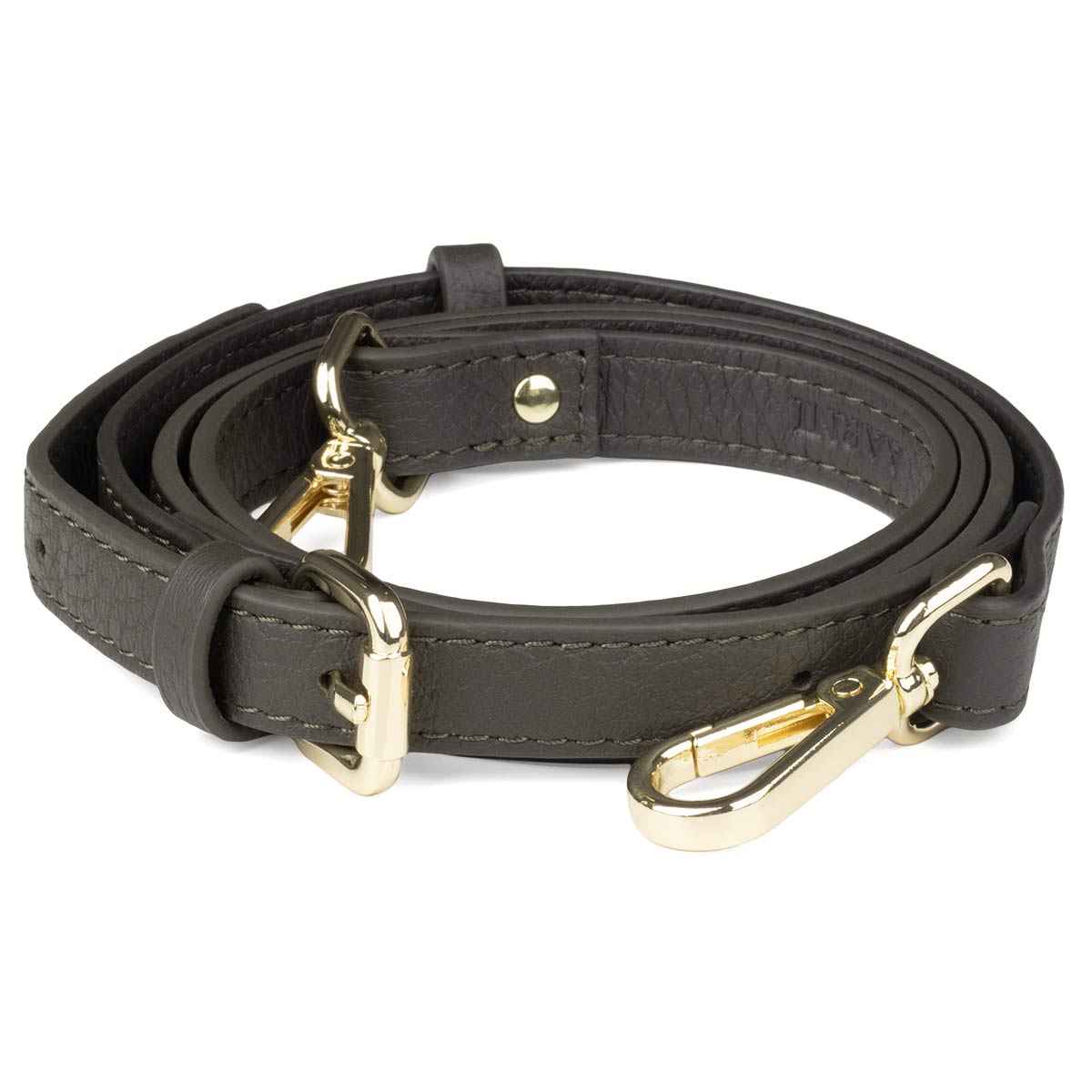 Elk Leather Shoulder Strap (Olive)