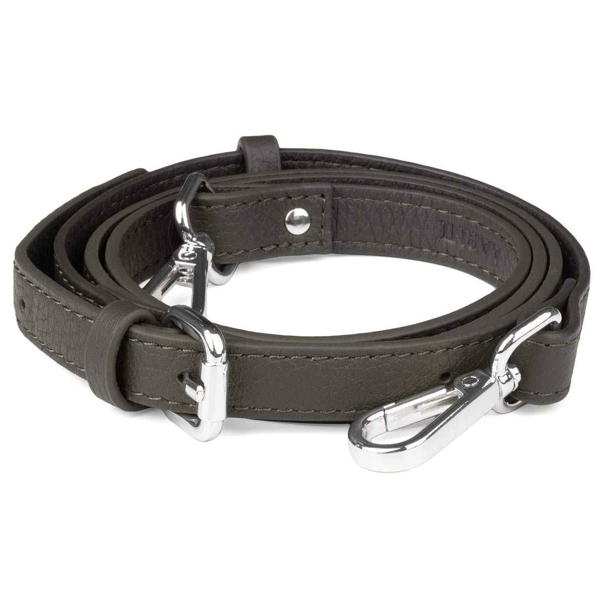 Elk Leather Shoulder Strap (Olive)
