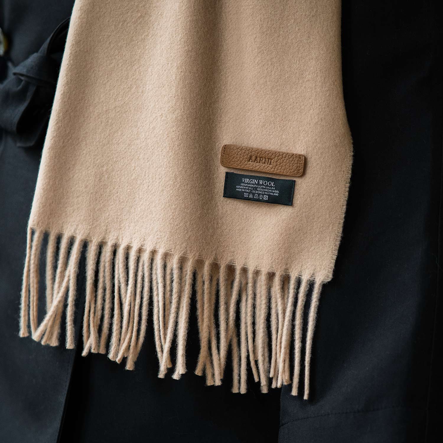 Wool Scarf (Beige)