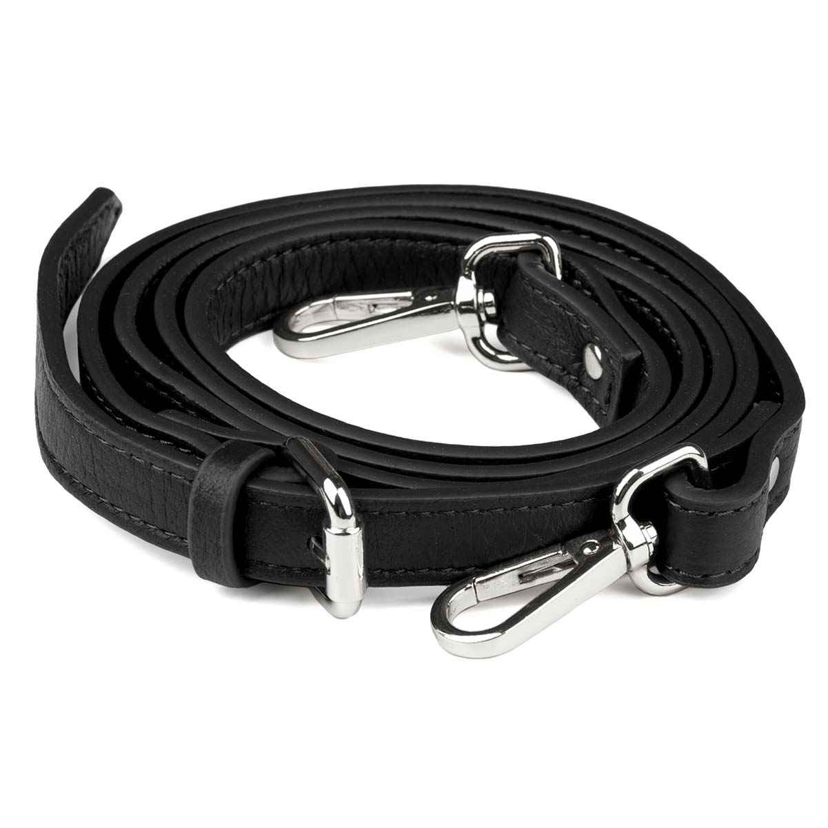 Elk Leather Shoulder Strap (Black)