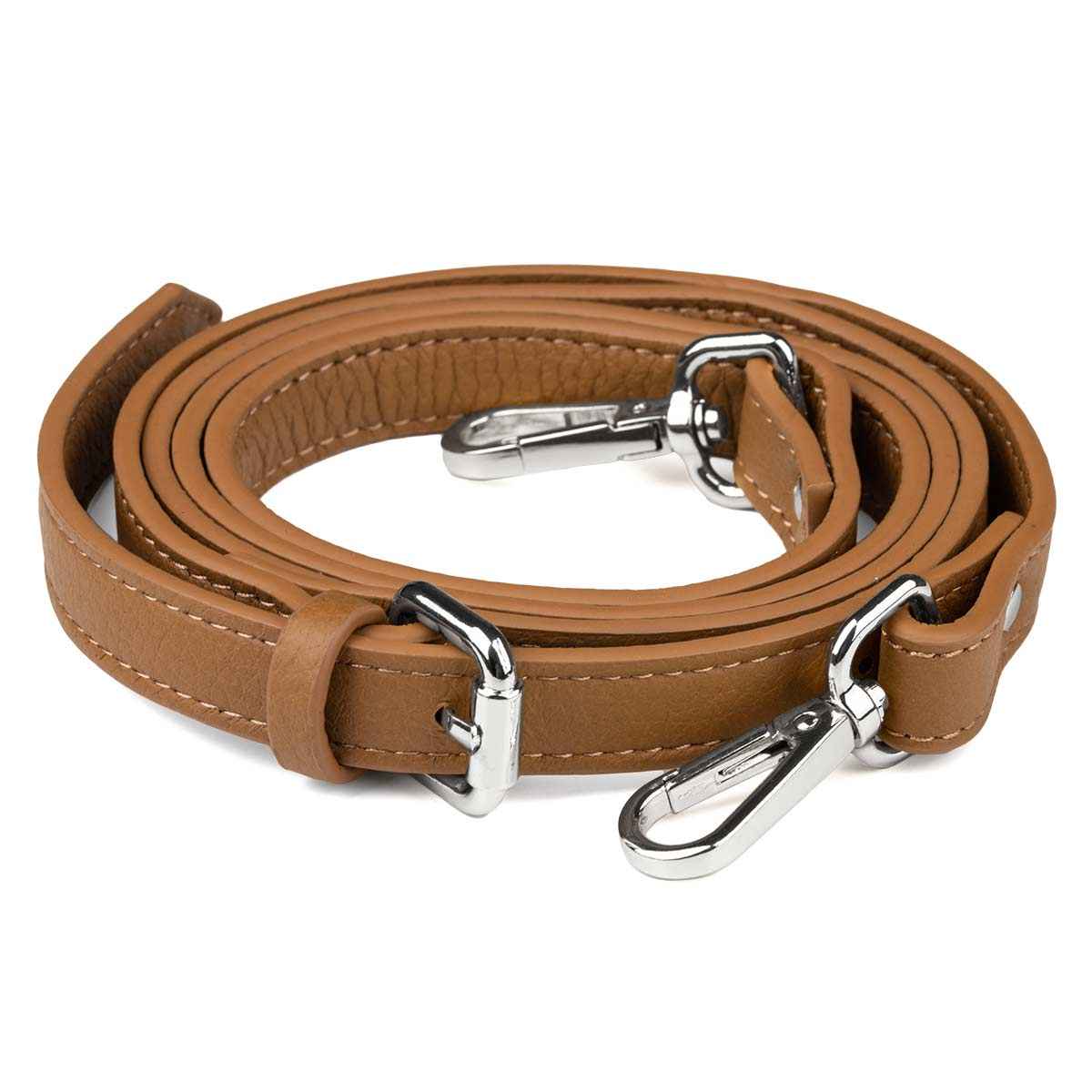 Elk Leather Shoulder Strap (Cognac)