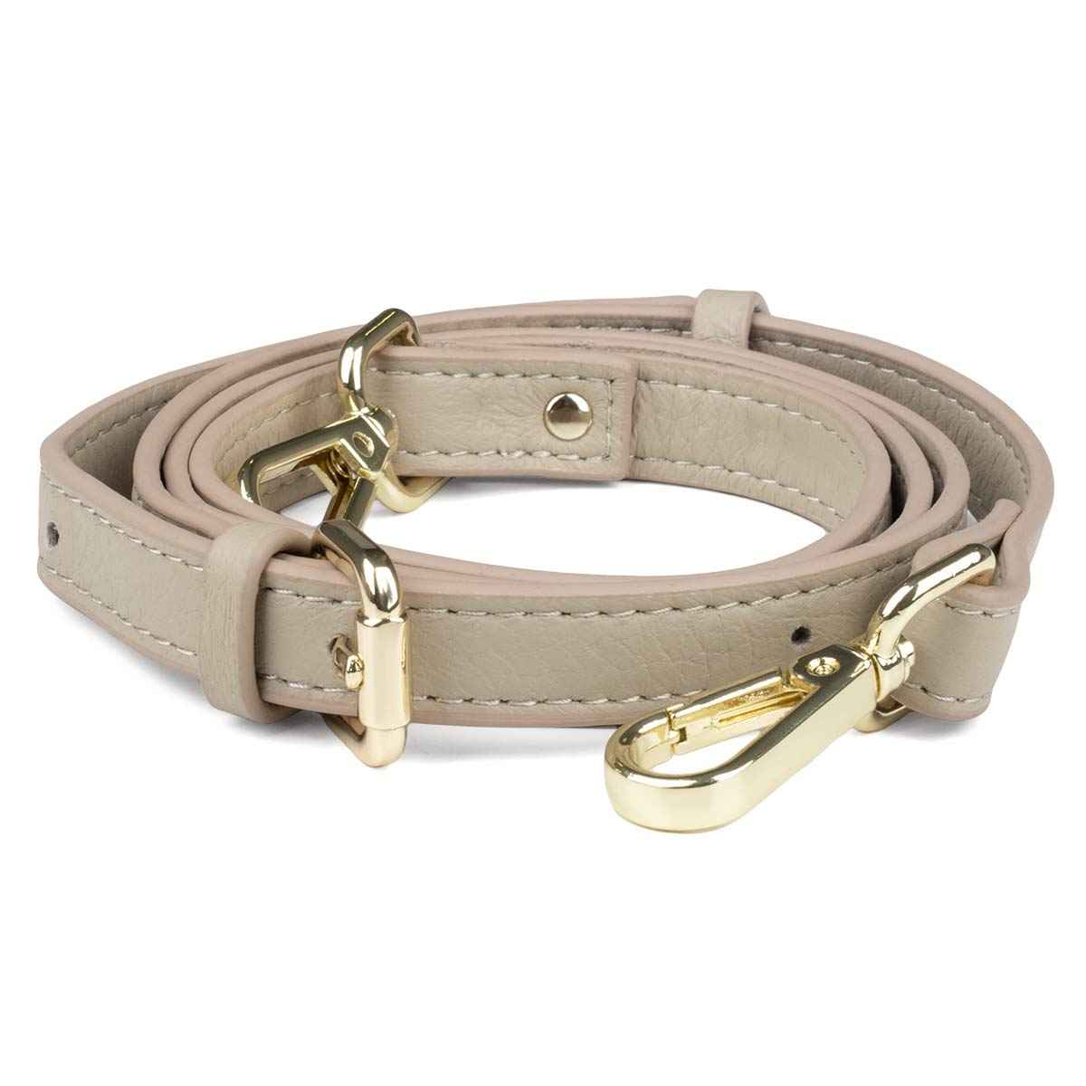 Elk Leather Shoulder Strap (Taupe)
