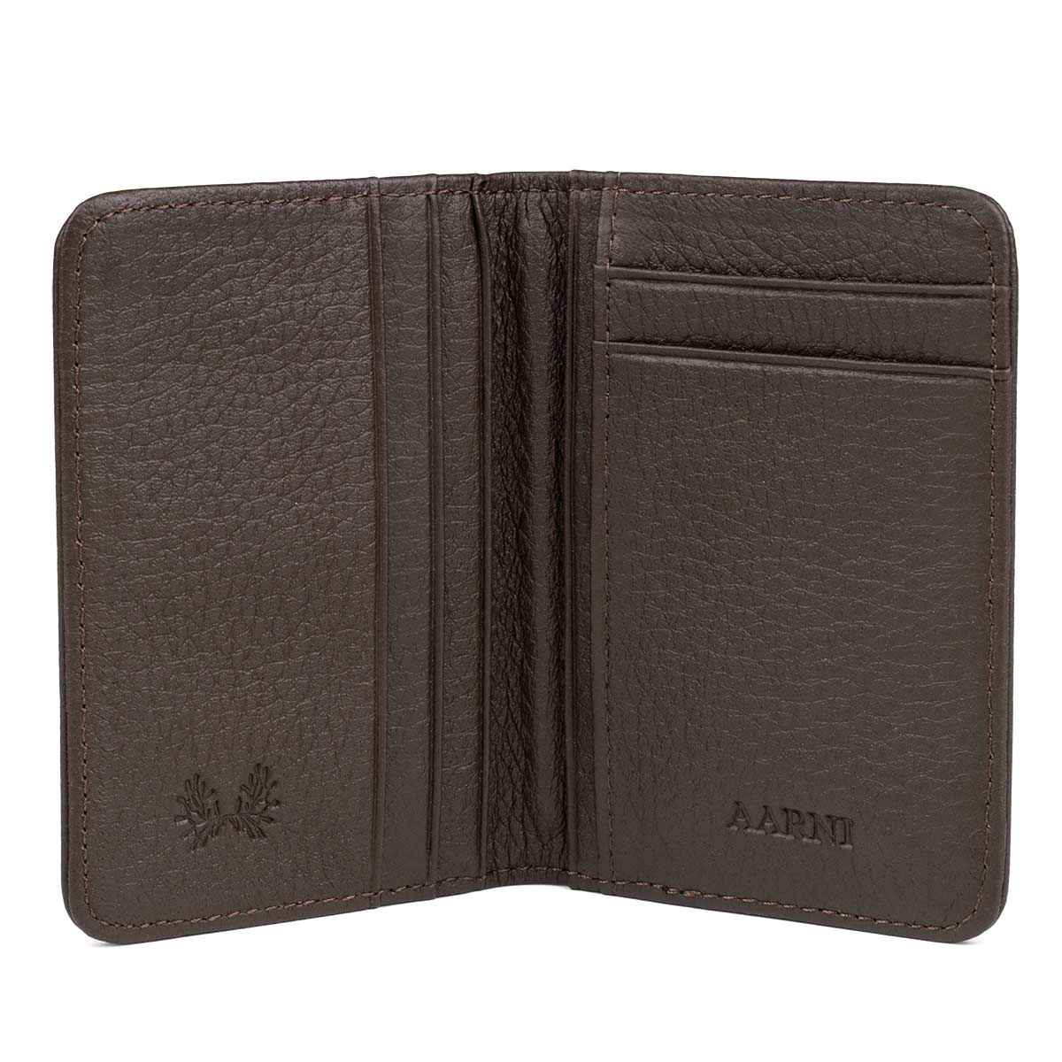 Elk Leather Wallet (Dark Brown)