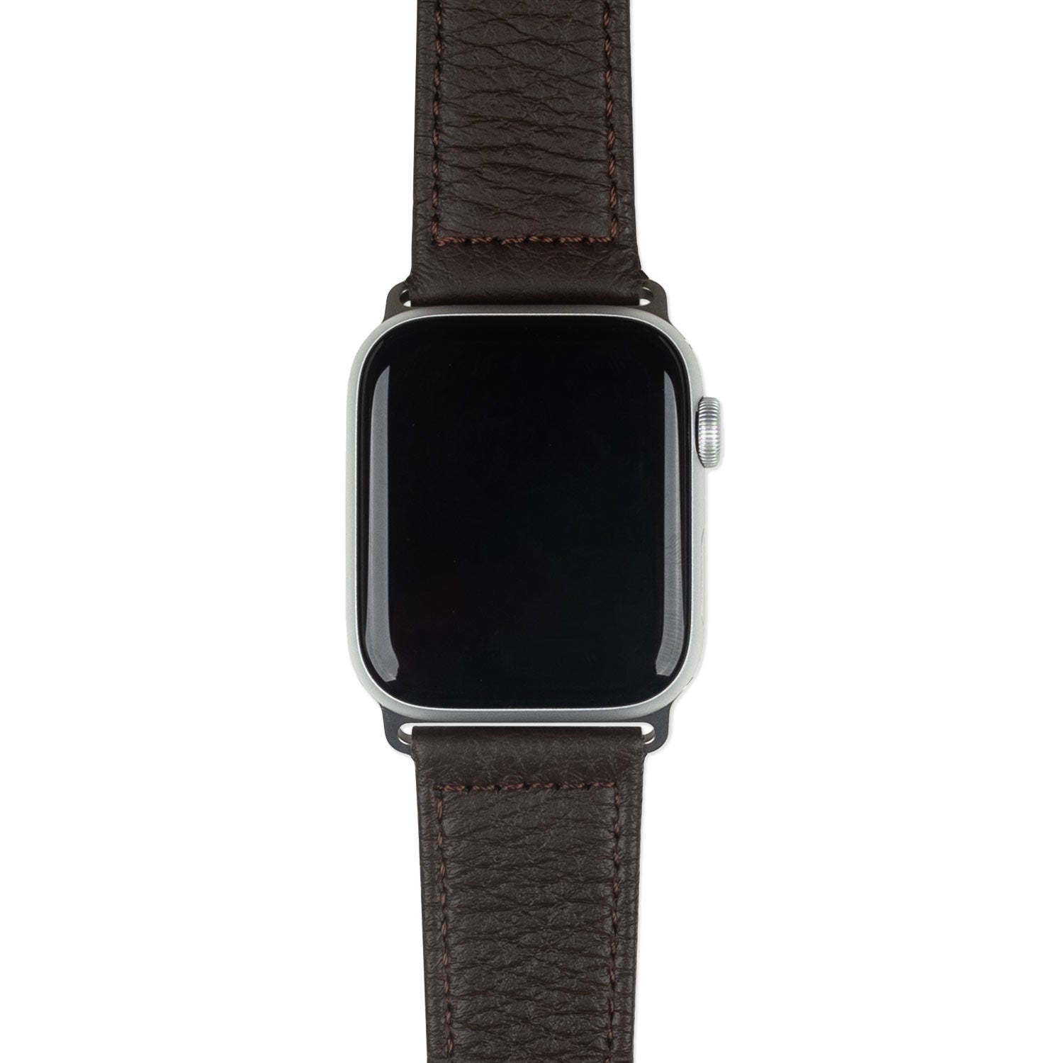 Elk Leather Apple Watch Band (Dark Brown)