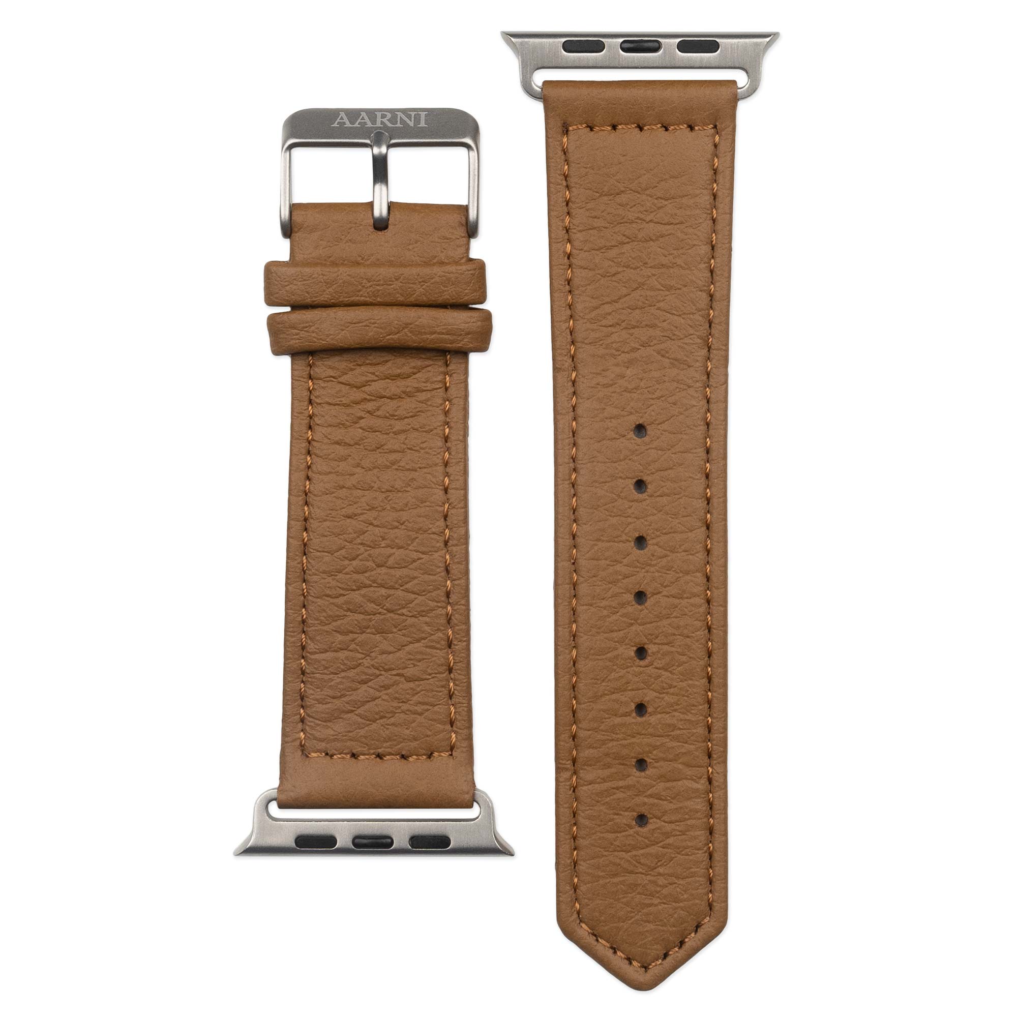 Elk Leather Apple Watch Band (Cognac)