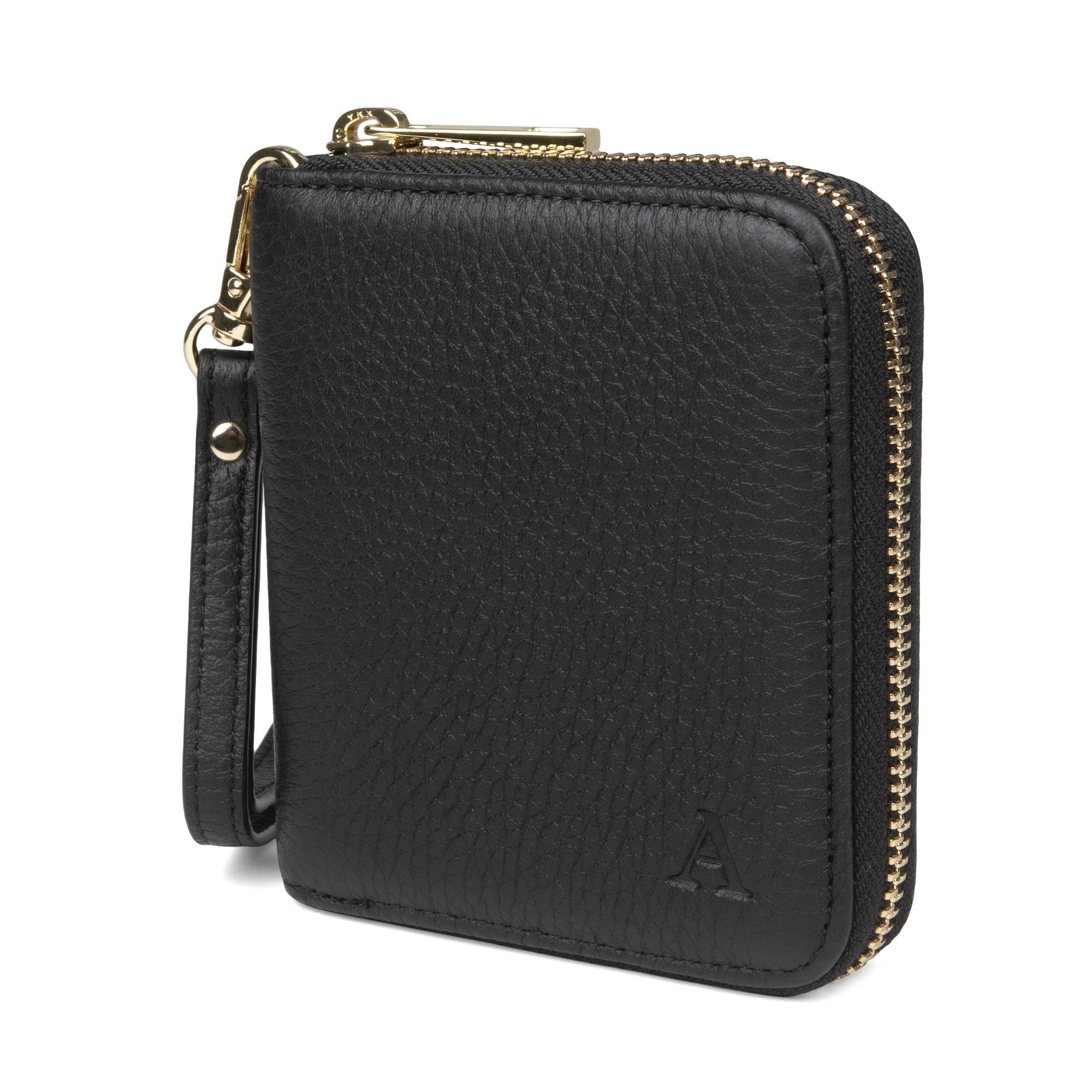 Hirvennahkainen Mini Clutch-lompakko (musta)