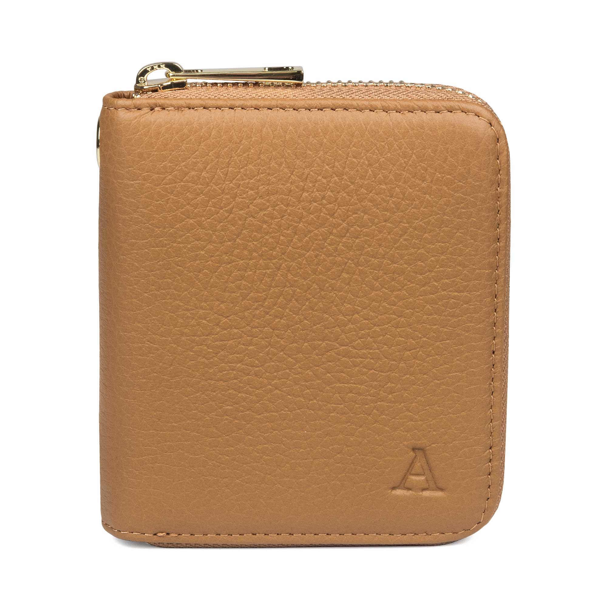Elk Leather Mini Clutch Wallet (Cognac) Wallets Aarni