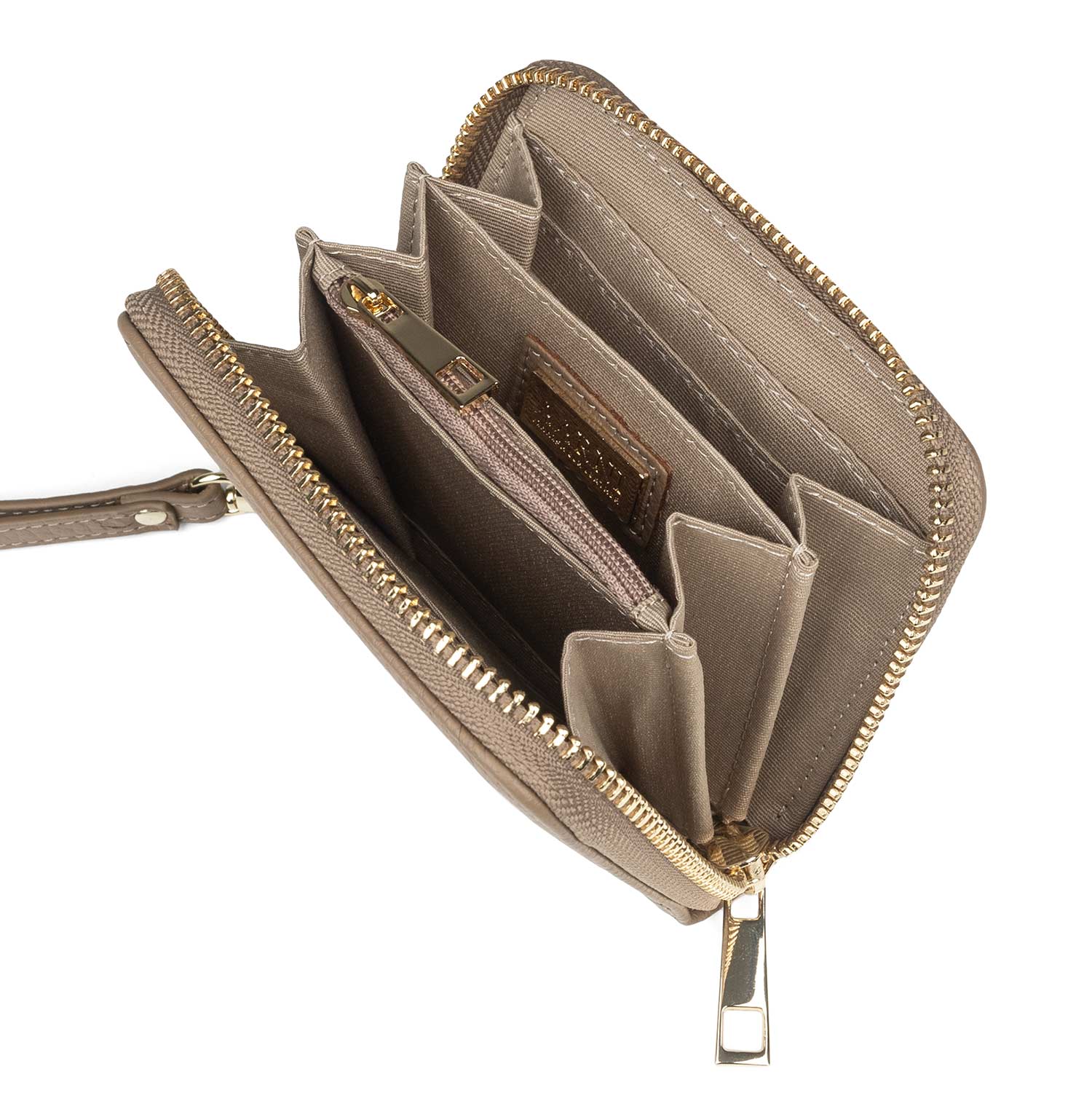 Hirvennahkainen Mini Clutch-lompakko (hiekka)