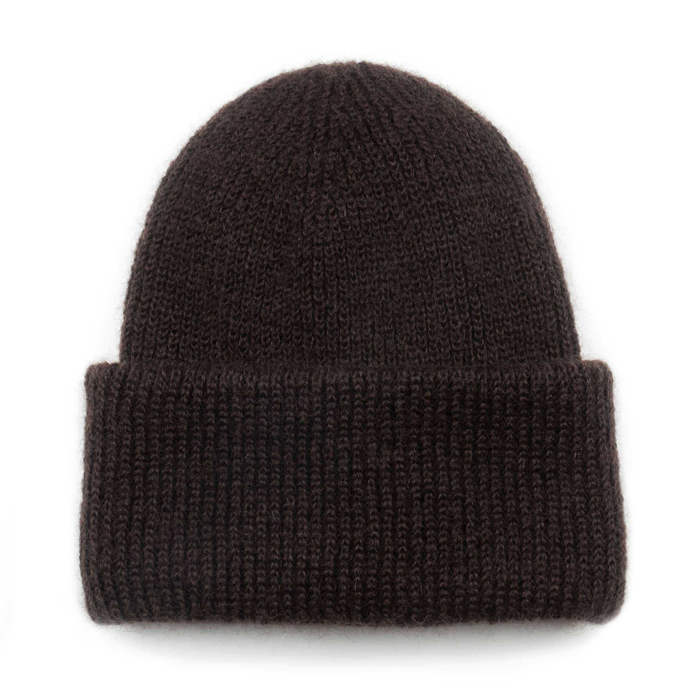 Mohair Beanie (Brown)