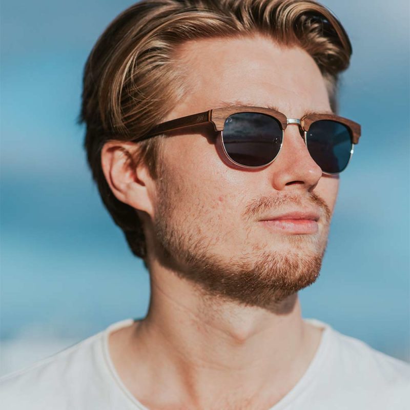 Master - Walnut | AARNI – Wooden Sunglasses with Classic Style