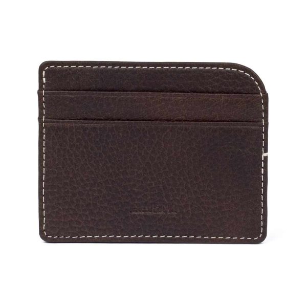 Elk Leather Card Holder - Compact size and superior full grain elk leather - Hirvennahkainen korttikotelo - Aarni