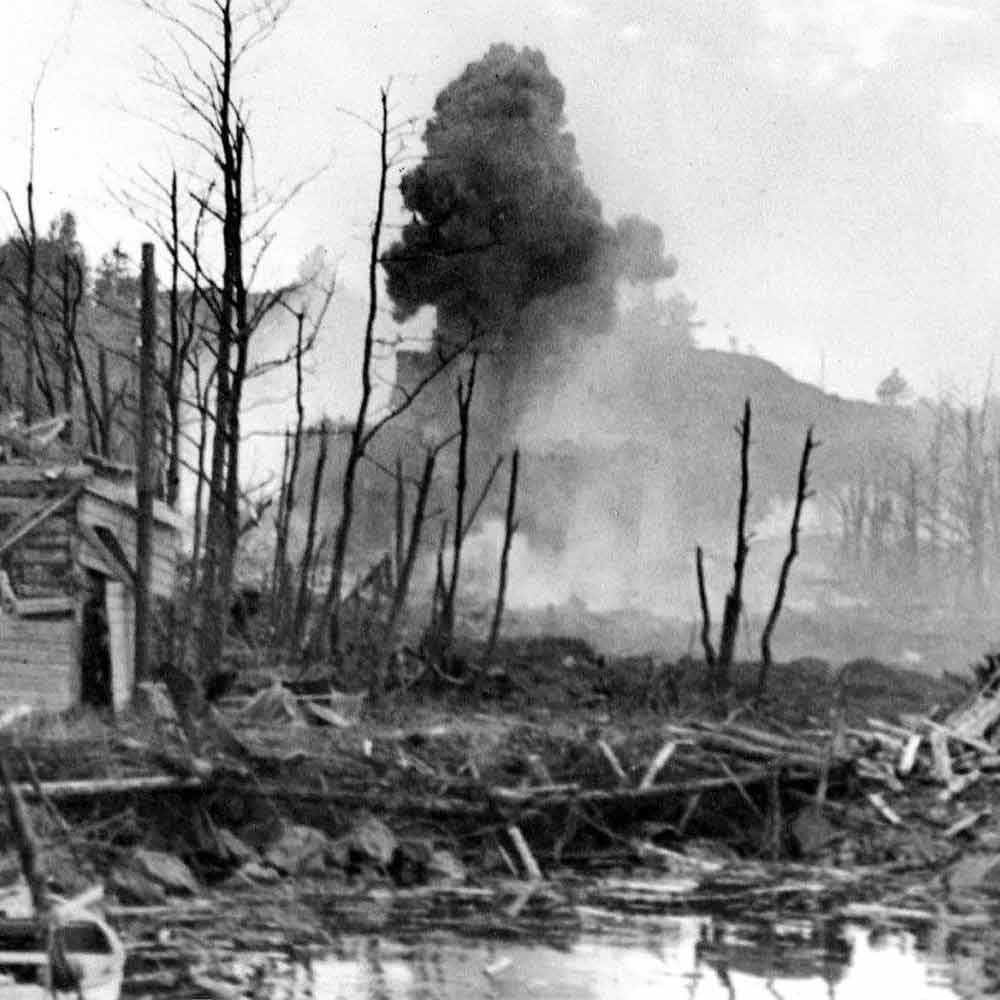 Vallisaari 9.7.1937 - Yksi Suomen tuhoisimmista räjähdyksistä.