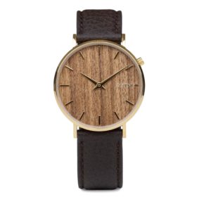 Aarni Tundra Teak - Elk Leather Band - Elegant watch made of natural materials - Tundra Tiikki - Valmistettu aidoista materiaaleista. 