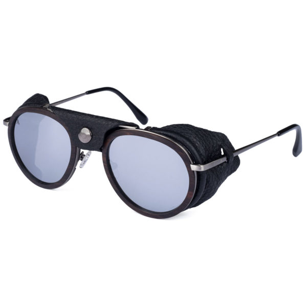 Aarni Marlon Sunglasses - Wood and Elk Leather